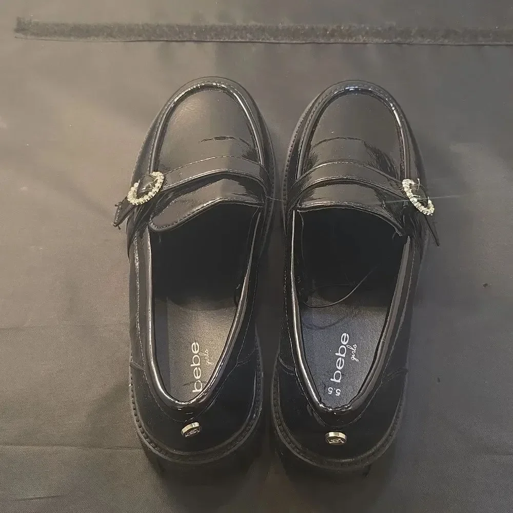 BRAND NEW BEBE TRENDY SLIP ON MARY JANE LOAFERS FOR BIG Girls